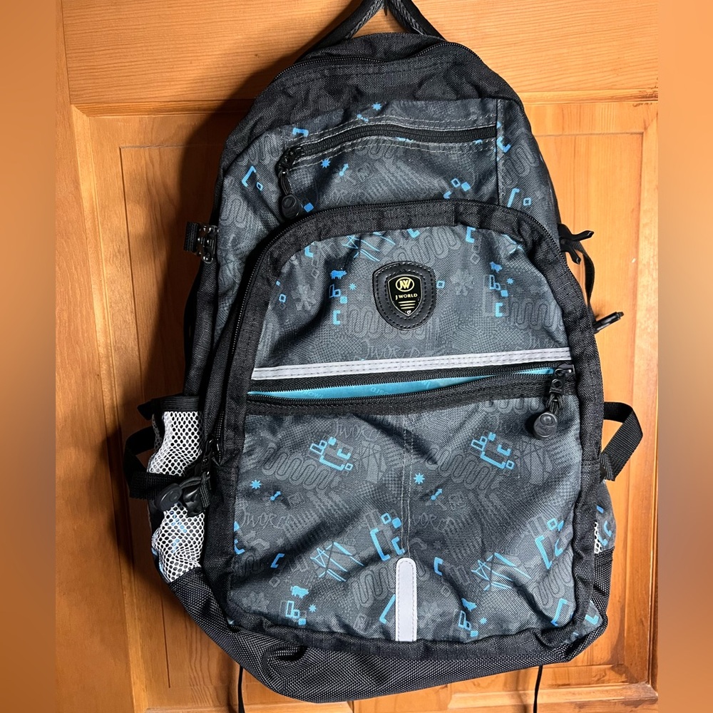 J World Astro Blinker Black-Laptop Compartment Laptop Backpack